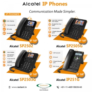 Alcatel IP Phones- Outstanding performance in a compact desi
